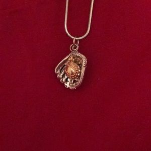 Softball Necklace